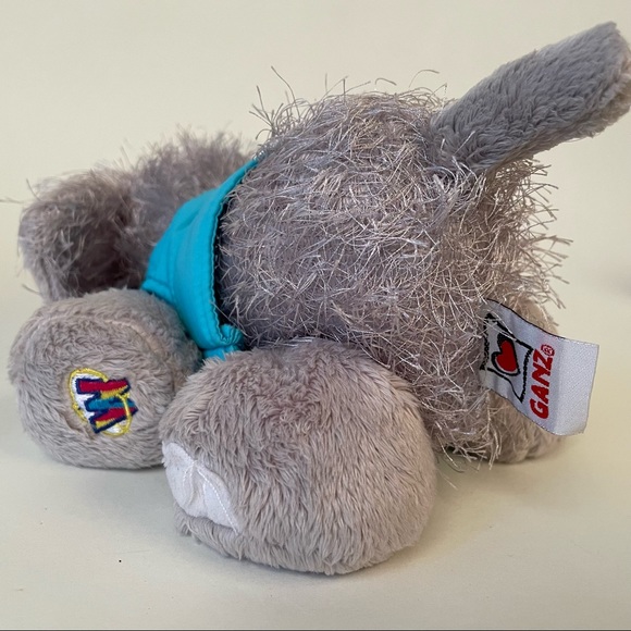 4 Ganz plush animals. Lion, dog, elephant and a pink googles (platypus) - Picture 9 of 16